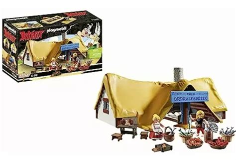 Playmobil Astérix La Cabaña De Ordenalfabetix 71266 Cuotas sin interés