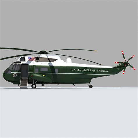 3D Marine One Sea King Helicopter Model – 3D Horse