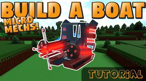 Build A Boat For Treasure Mech TutorialPart 1 YouTube