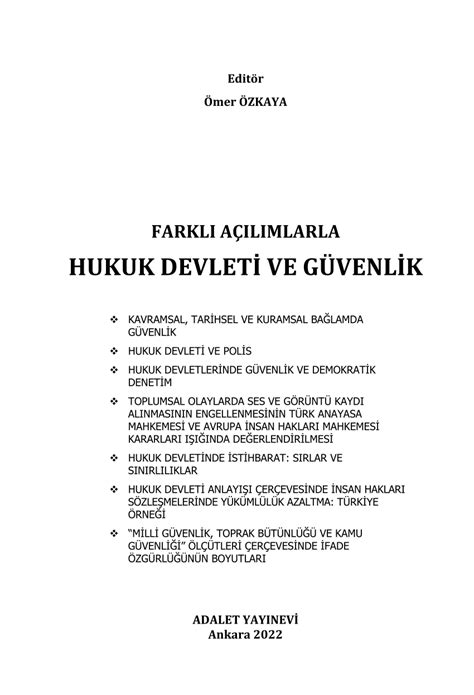 PDF Toplumsal Olaylarda Ses ve Görüntü Kaydı Alınmasının