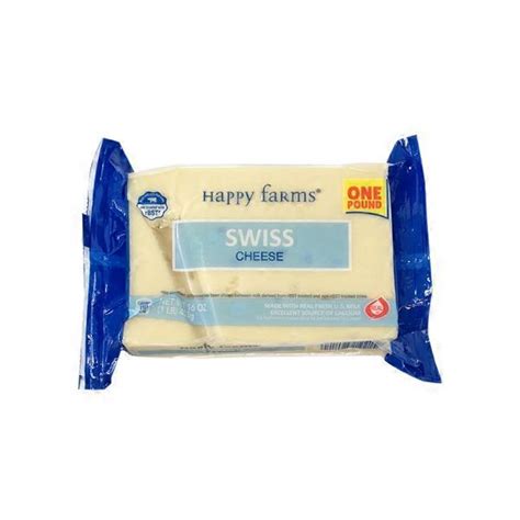 Happy Farms Swiss Cheese Block Oz Instacart