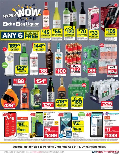 Pnp Specials Hyper 8 August 2022 Pick N Pay Catalogue Pick N Pay