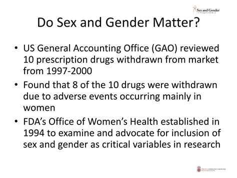 Ppt Sex And Gender In Acute Care Medicine Powerpoint Presentation Id