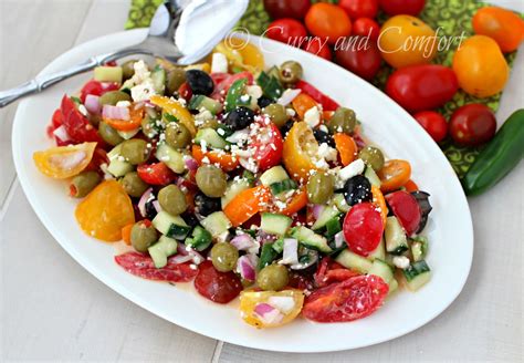 Kitchen Simmer Greek Tomato And Feta Salad