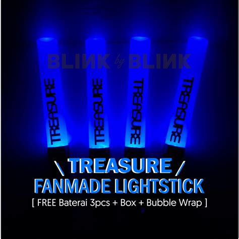 Jual Lightstick Treasure Fanmade Handmade Konser Nobar Murah