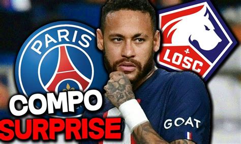 La Compo d Équipe SURPRISE du PSG contre Lille Pause Foot