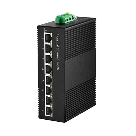 Port Gigabit Din Rail Industrial Ethernet Switch