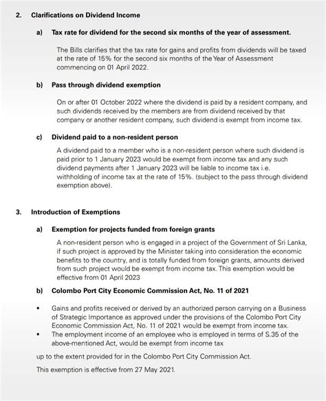 Tax Alert 11 Salient Features Of Inland Revenue Amendment Bill