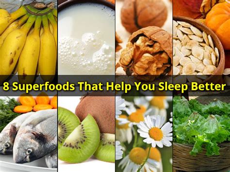 Superfoods That Help You Sleep Better