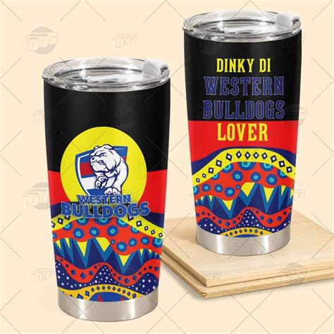 Afl Dinky Di Western Bulldogs Lover Aboriginal Flag X Indigenous