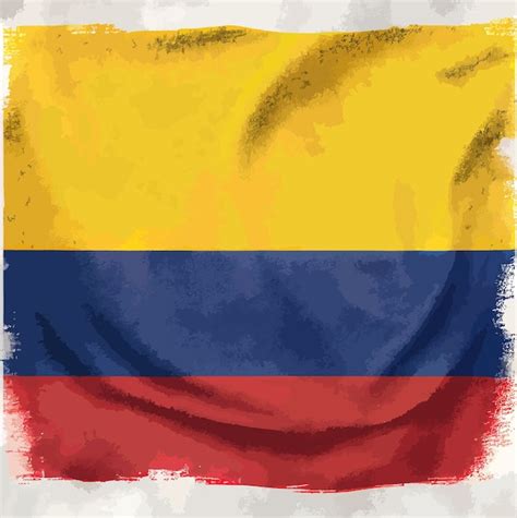 Premium Photo Illustration Of The Colombia Flag