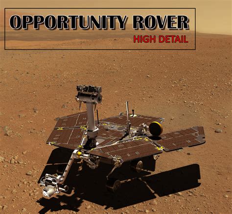 3d model mars opportunity rover