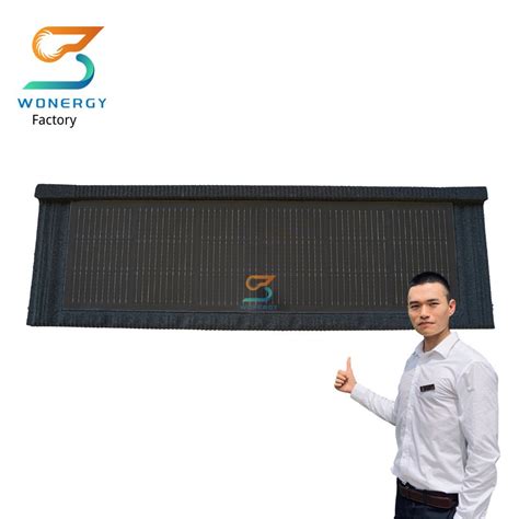 Vietnam Government Pointed Roofing Materials New Bipv Solar Panel Roof