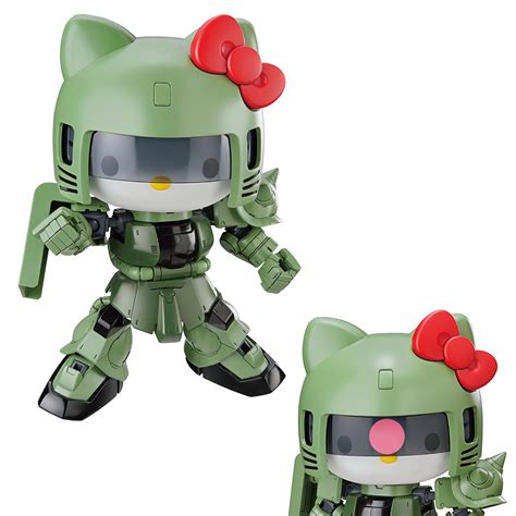 Moko Select Bandai Gunpla Hello Kitty X Ms 06s Chars Zaku Ii [sd