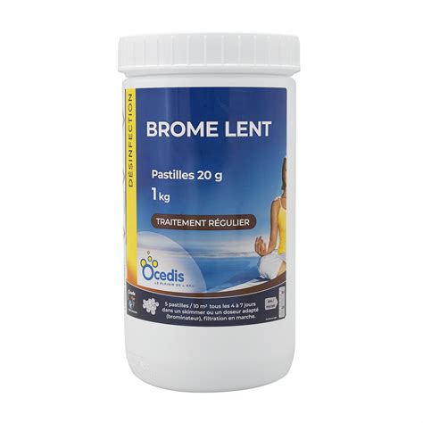 Ocedis Brome Lent Pastilles G Kg Hexagon Piscine