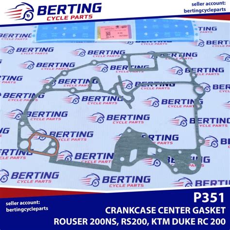 R Crankcase Center Gasket Rouser NS200 200NS RS200 KTM Duke RC 200