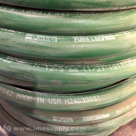 Parker 801 8 Grn Push Lok Plus Multipurpose Green Hose Ims Supply