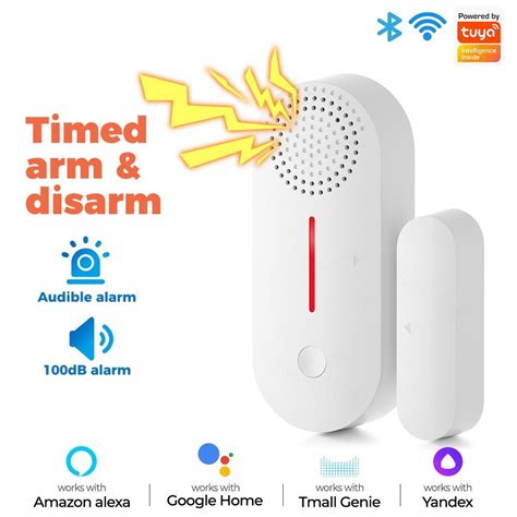 Arm And Disarm Tuya Smart Wifi Door Window Sensor Open Closed Detectors