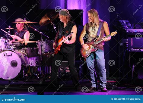 Deep Purple Steve Morse Roger Glover Ian Paice During The Concert