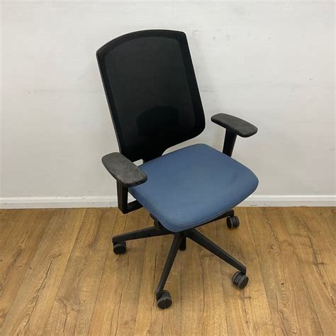 Senator Clipper Blue Mesh Operator Chair U MO SE B 06 ORS UK