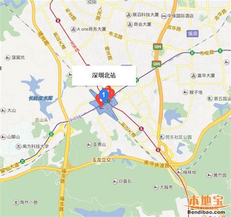 地铁3号线爱联地铁站到深圳北站怎么去（公交线路） 深圳本地宝