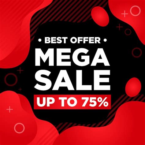 Premium Vector Mega Sale Banner Special Offer Template Web Social Media