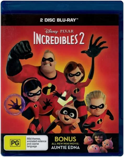 Disney Incredibles Blu Ray Disc Set Region Free B A C