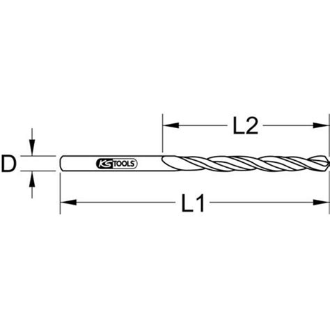 KS TOOLS HSS G Spiralbohrer 12 1mm 5er Pack EBay