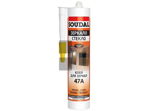 Soudal 47A монтажный клей для зеркал и стекол 280мл – купить клей ...