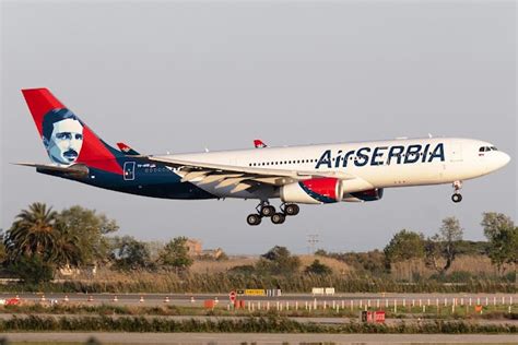 Aviation Commerciale Air Serbia D Crit Chicago La Chine Et Le