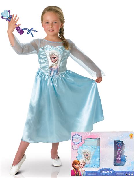 Cadeau Set Voor Meisjes Elsa Frozen Jurk Met Microfoon Vegaoo Nl