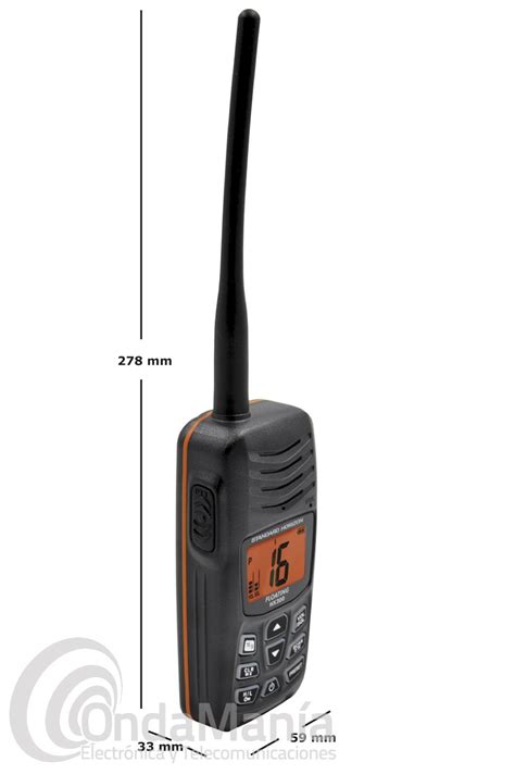 WALKIE TALKIE MARINO DE VHF SATNDARD HORIZON HX300E SUMERGIBLE IPX8