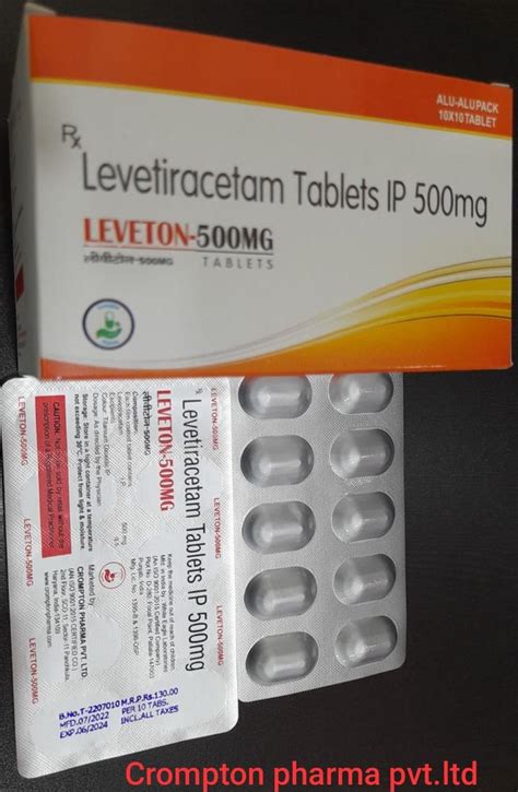 Levetiracetam 500Mg Tablets At Rs 1300 Box In Panchkula ID 2851255072248