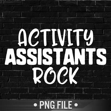 Activity Assistants Rock Design , Activity Professional Week Digital