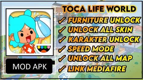 Toca Life World Mod Apk V177 Unlocked All Furniture 2023