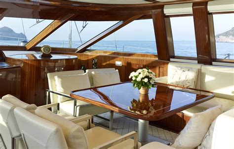 Wallpaper furniture, cockpit, deck, luxury motor yacht GLORIOUS images ...