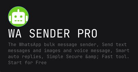 Wa Sender Pro The 1 Whatsapp Bulk Sender