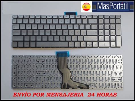 Teclado Espa Ol Nuevo Portatil Hp Pavilion S Fq Ns Color Plata