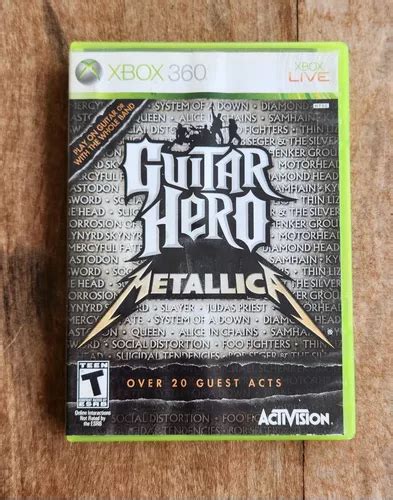 Guitar Hero Metallica Mídia Física Xbox 360 Mercadolivre