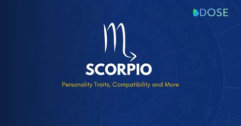 ♏️ Scorpio Zodiac Sign Traits Compatibility Dates And More Dose