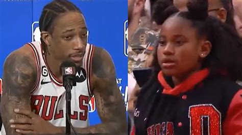 Shout It Out Derozan S Daughter Goes Viral In Play In Game