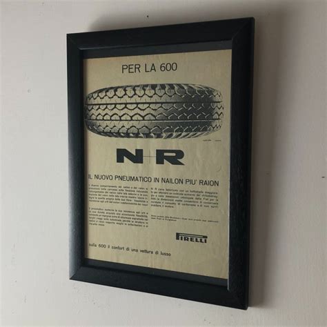 Poster print Pubblicità Pneumatici Pirelli Nailon Raion Catawiki