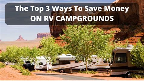 The Top 4 RV Camping Tips That Save You Money