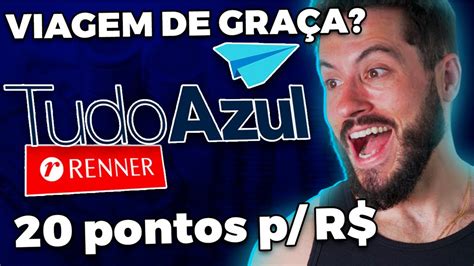 EITA Ganhe INCRÍVEIS 20 pontos TudoAzul por real gasto em compras na