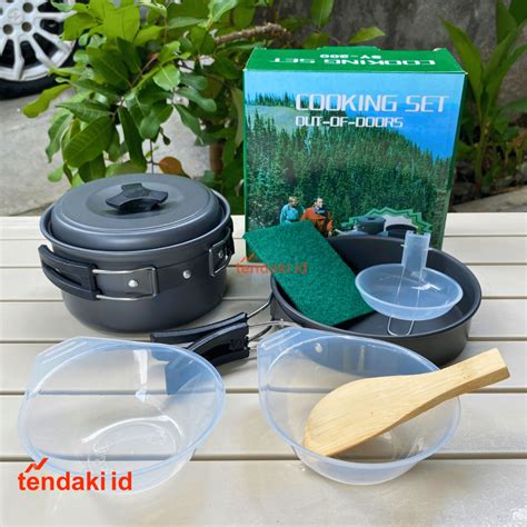 Jual Cooking Set Portable SY 200 Alat Masak Camping Kapasitas 2orang