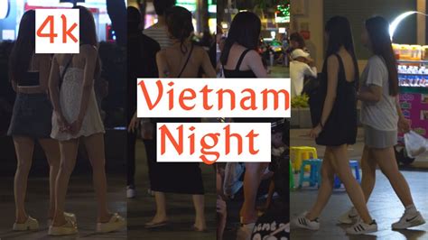 【🇻🇳4k】💖 Ho Chi Minh City Night Street 💖 Many Pretty Ladies 💖walking On