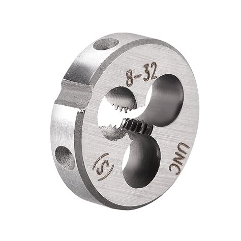 Uxcell 8#-32 UNC Alloy Tool Steel Machine Thread Round Threading Dies ...