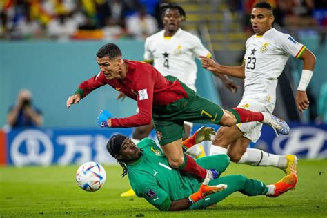 World Cup St Gallen Goalkeeper Lawrence Ati Zigi Stopped Ronaldo