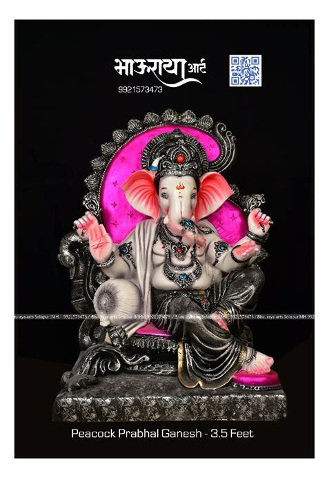 Multicolor Plaster Of Paris Ganesh Idol At Rs In Solapur Id