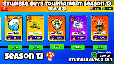 Stumble Guys Tournament Season Rewards Stumble Guys Youtube